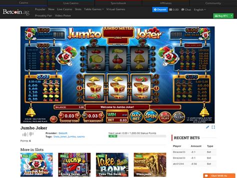 Betcoin ag casino online